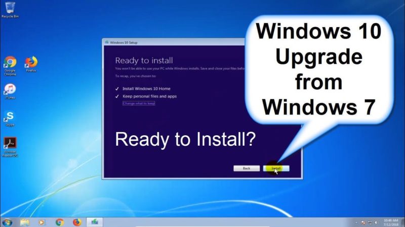 Migrate from Windows 7 to Windows 10 Keep Safe