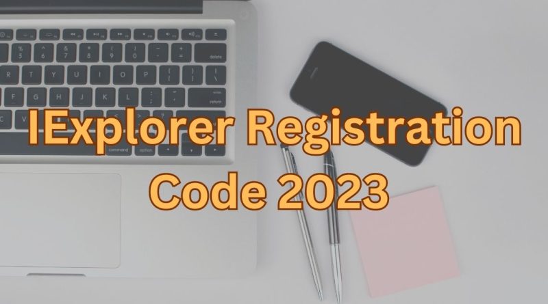 IExplorer Registration Code 2023